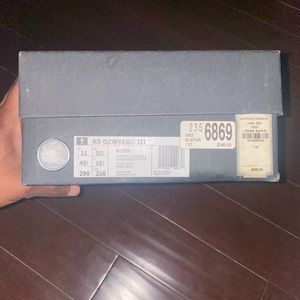 Selling my used adidas Raf Simons sneakers. Blk/purpl size 11 men’s